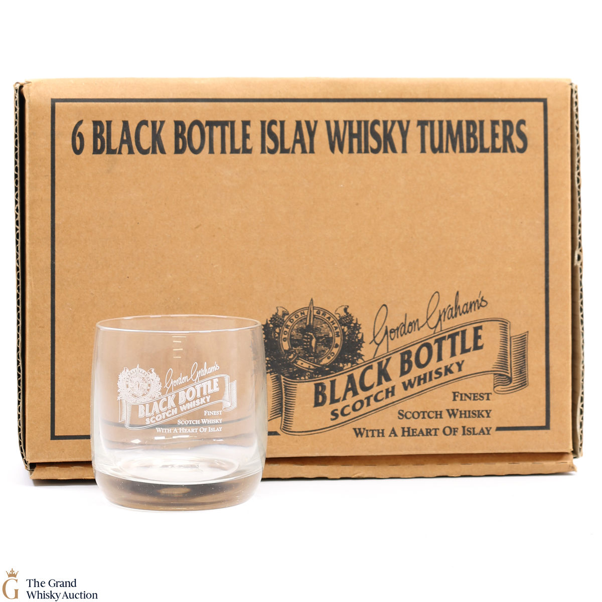 Black Bottle - Whisky Tumblers x6