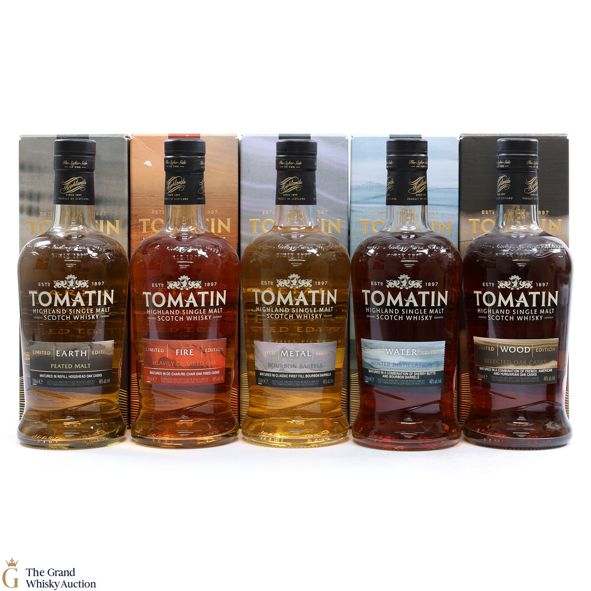 Tomatin - Five Virtues (Wood, Fire, Earth, Metal & Water) Limited Edition 