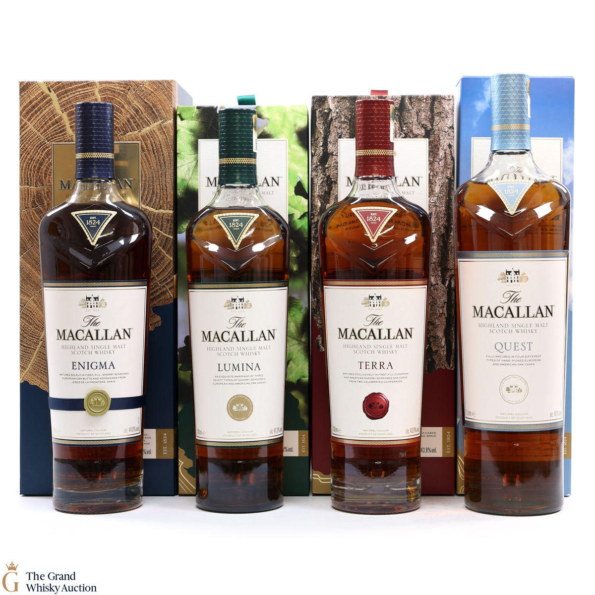 Macallan - Quest Collection - Set  (3 x 70cl & 1x 1L)