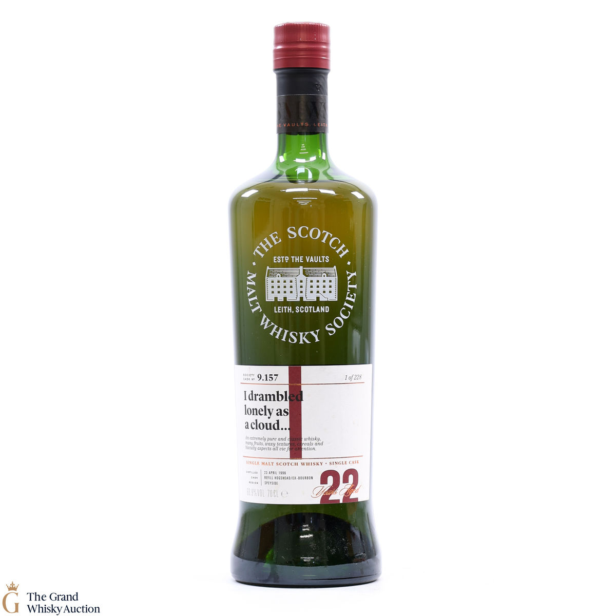Glen Grant - 22 Year Old 1996 SMWS 9.157 I drambled lonely as a cloud