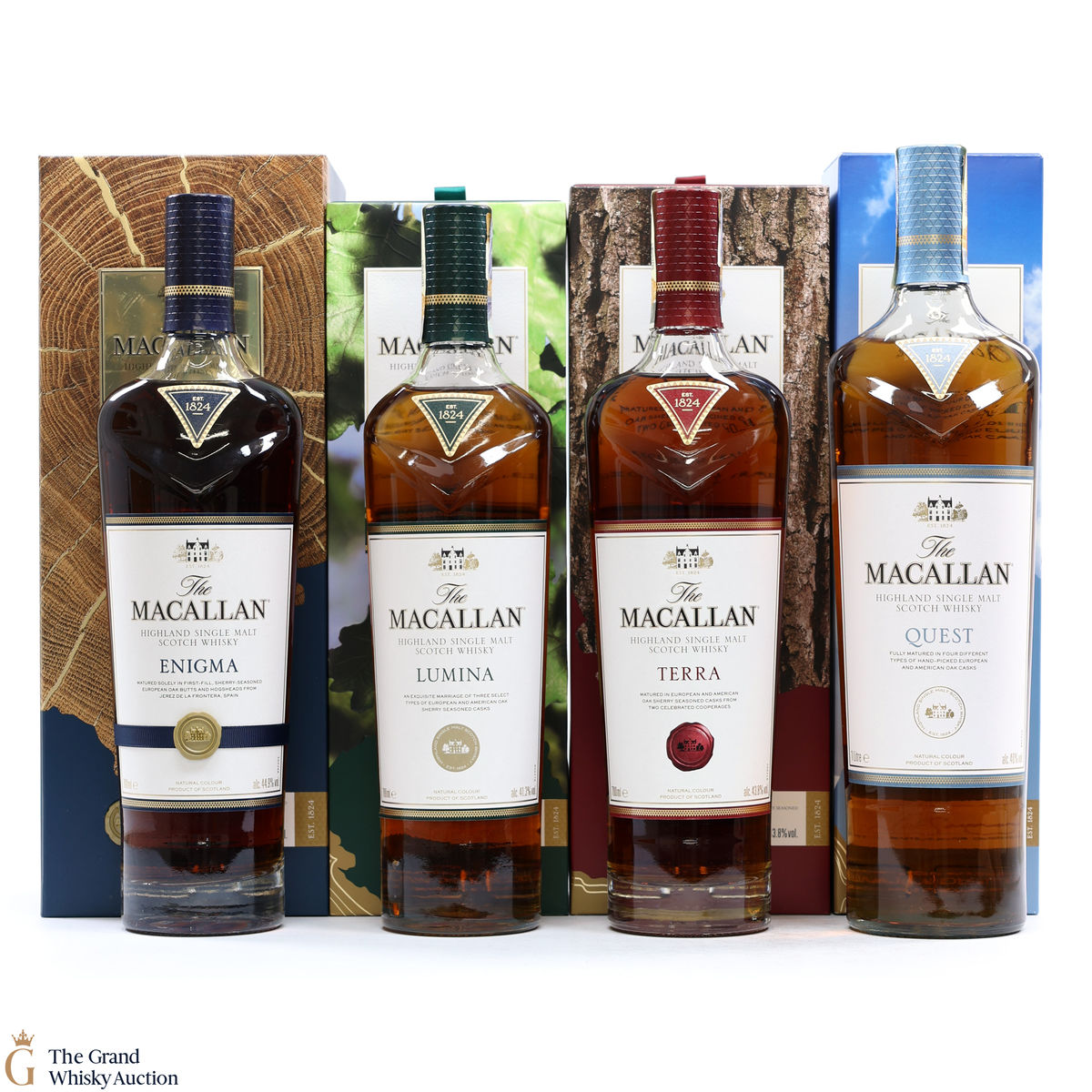 Macallan - Quest Collection - Set  (3 x 70cl & 1x 1L)
