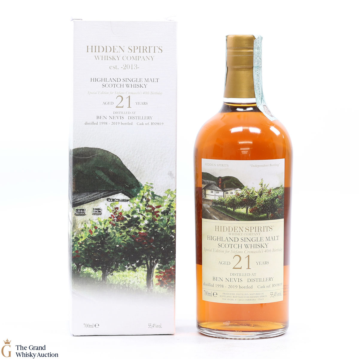 Ben Nevis - 21 Year Old 1998 - Hidden Spirits - Stefano Cremaschi 40th Birthday 