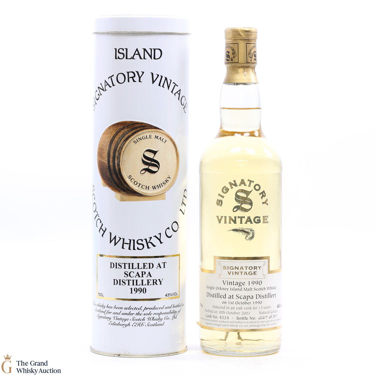 Scapa - 13 Year Old - Vintage 1990 Signatory #4324