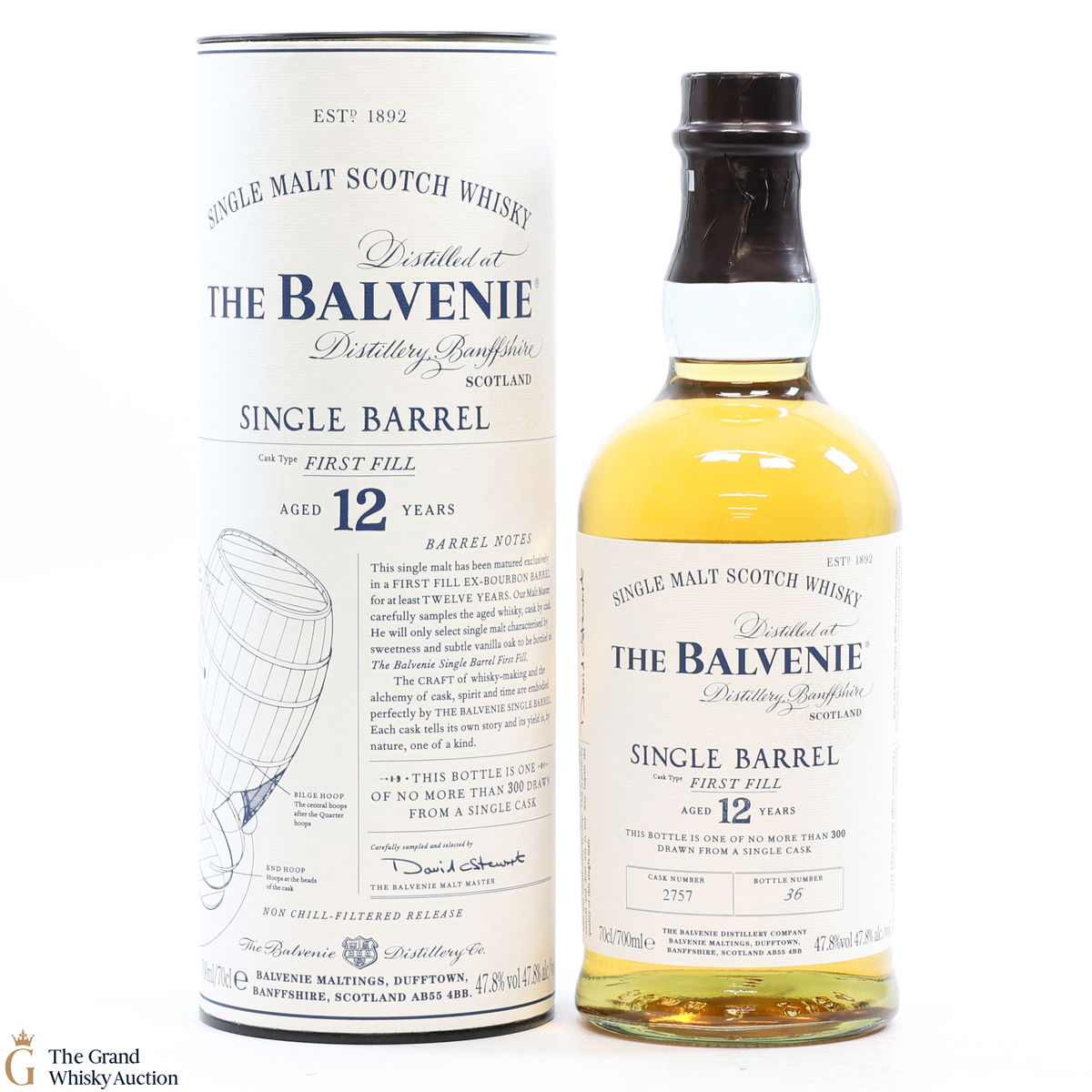 Balvenie - 12 Year Old  Single Barrel #2757