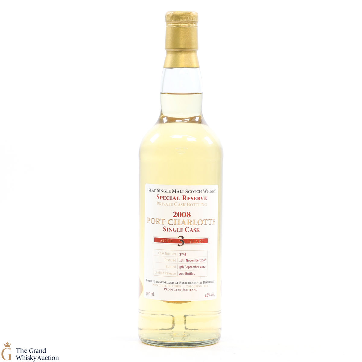 Port Charlotte - 3 Year Old 2008 - Private Cask #3243