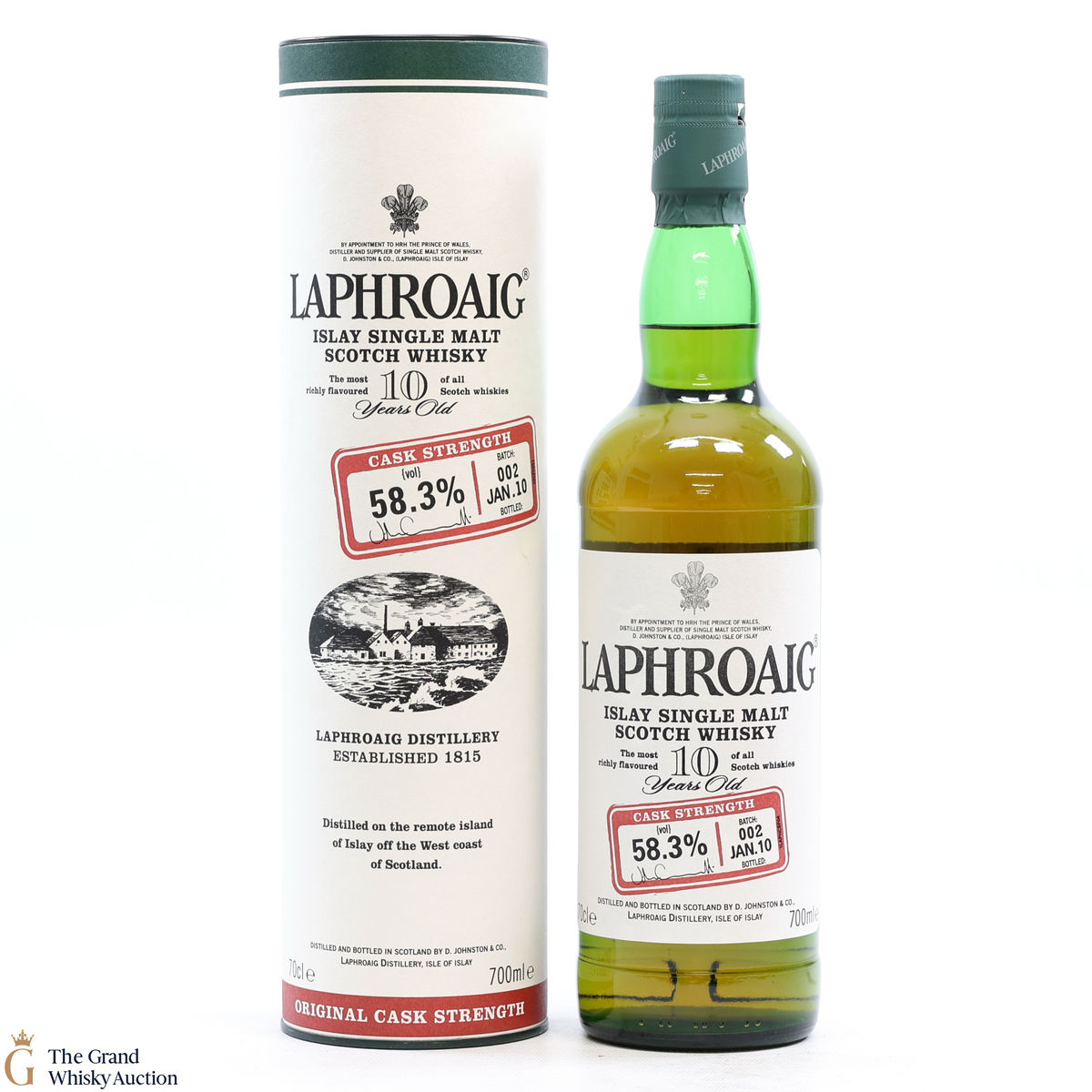 Laphroaig - 10 Year Old - Original Cask Strength Batch #002