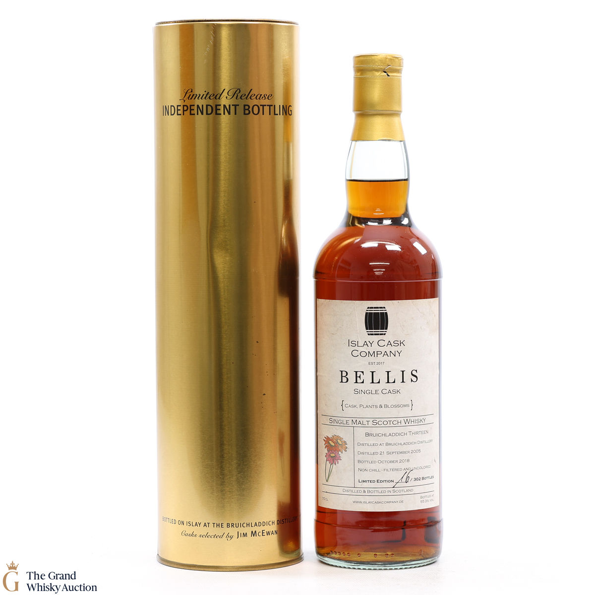 Bruichladdich - 13 Year Old - Bellis -  Single Sherry Cask (Islay Cask Company)