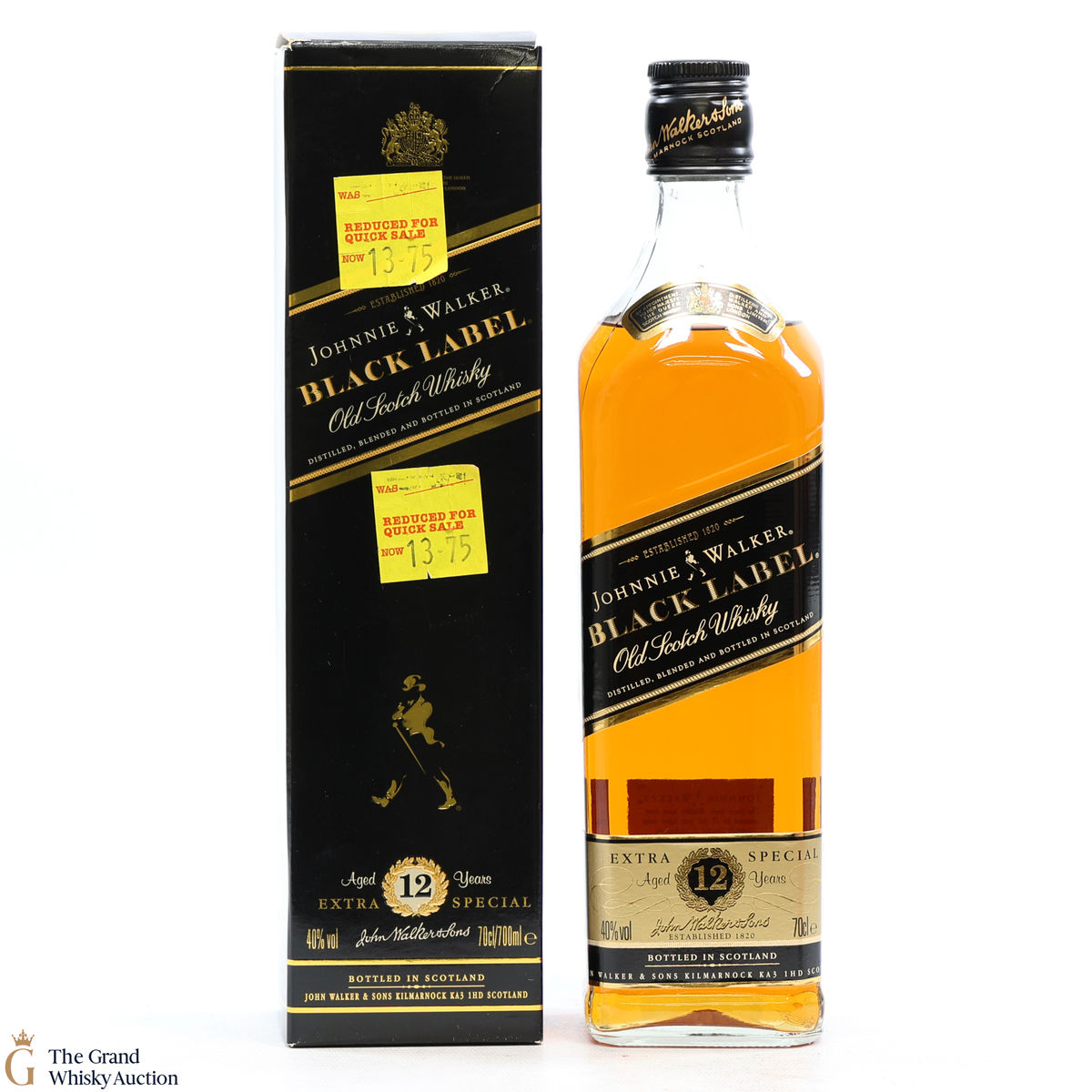 Johnnie Walker - 12 Year Old-  Black Label 