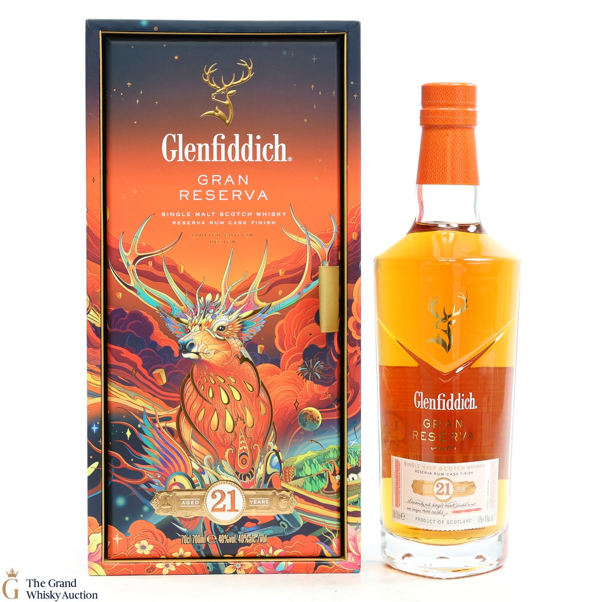 Glenfiddich - 21 Year Old - Gran Reserva - Rum Cask - Chinese New Year 