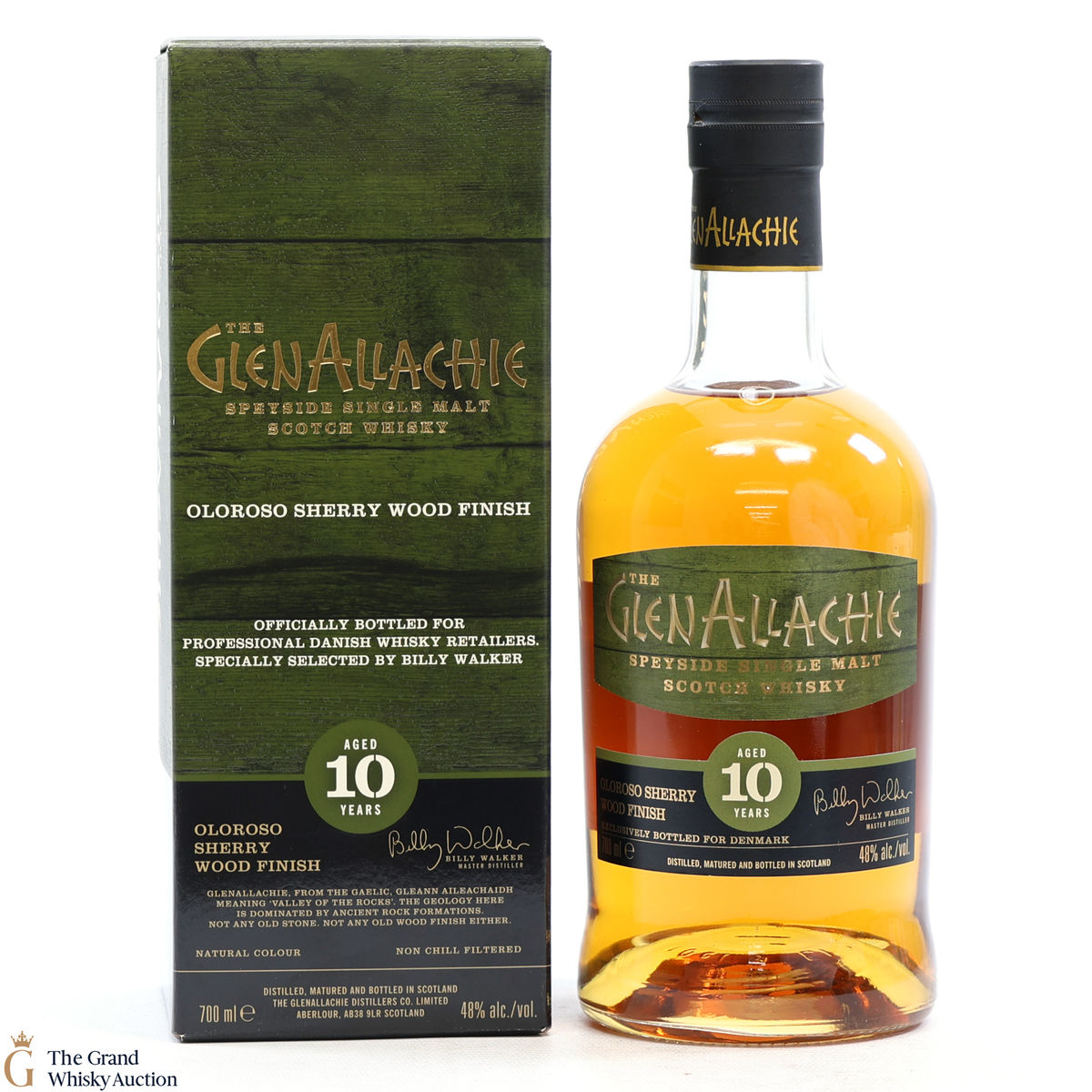 GlenAllachie - 10 Year Old Oloroso Finish Danish Retailers