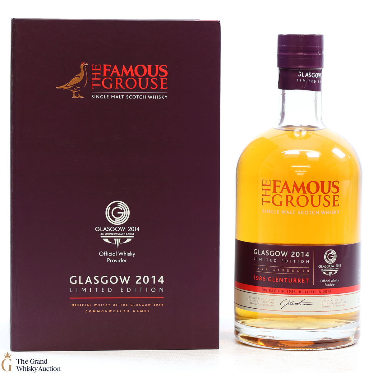 Glenturret - 1986 - Famous Grouse - Glasgow Commonwealth Games 2014 Limited Edition
