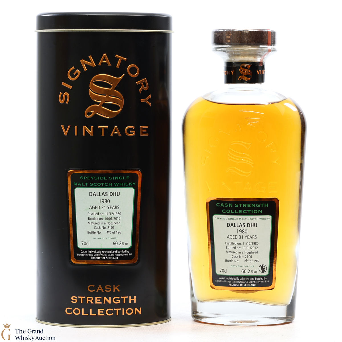 Dallas Dhu - 31 Year Old 1980 - Cask Strength - Signatory Vintage 