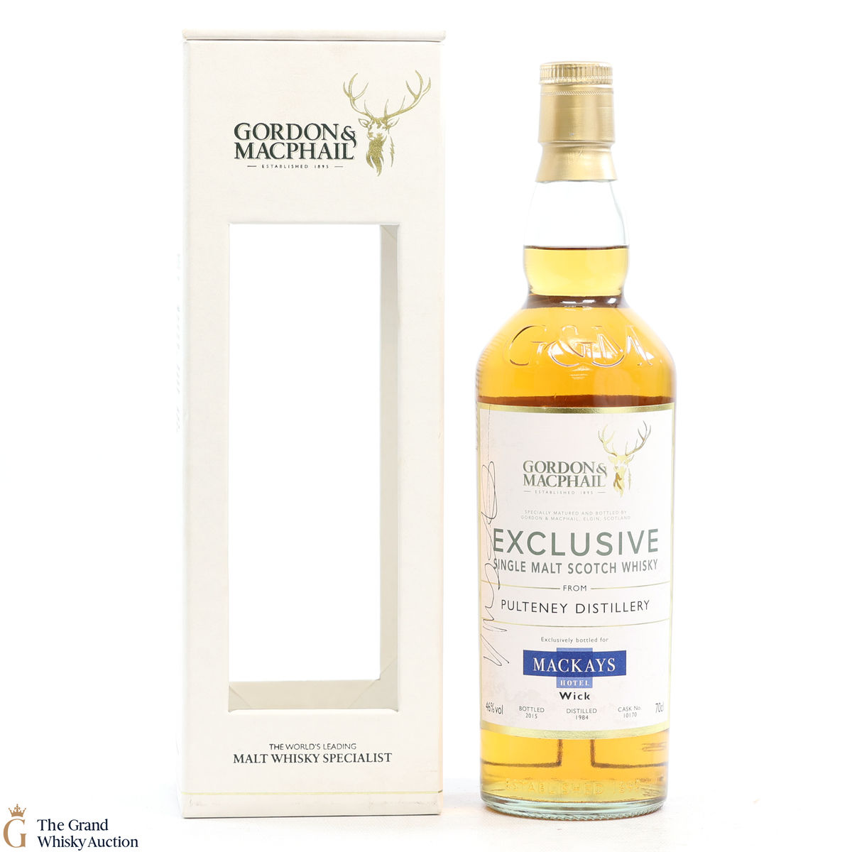 Old Pulteney - 1984 #10170 - Gordon & MacPhail - Mackays Hotel Wick 