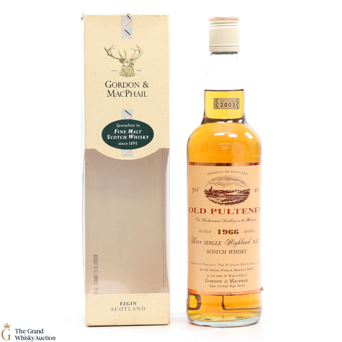Old Pulteney - 1966 Bottled 2003 - Gordon & MacPhail 
