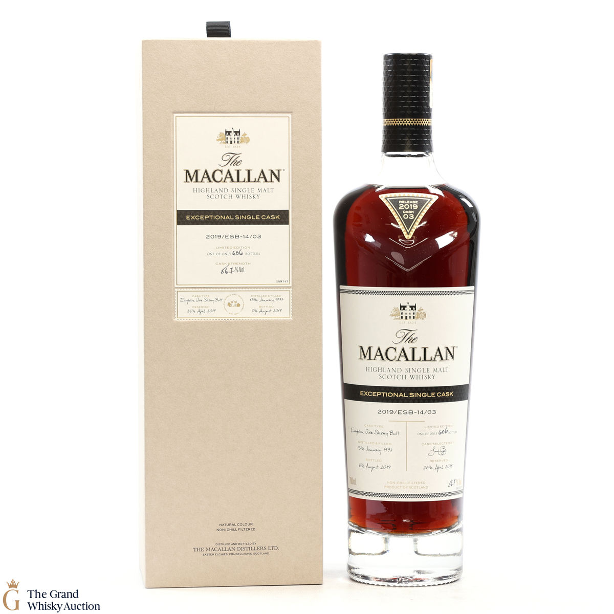 Macallan - 22 Year Old Exceptional Single Cask 2019/ESB-14/03 1997