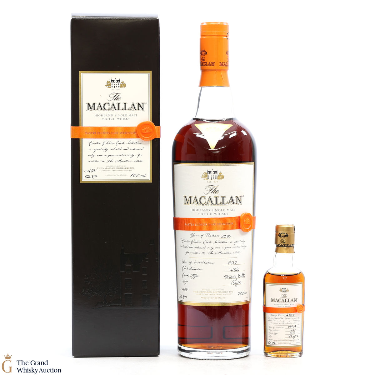Macallan - 13 Year Old - 1997 Easter Elchies 2010 + 5cl Mini