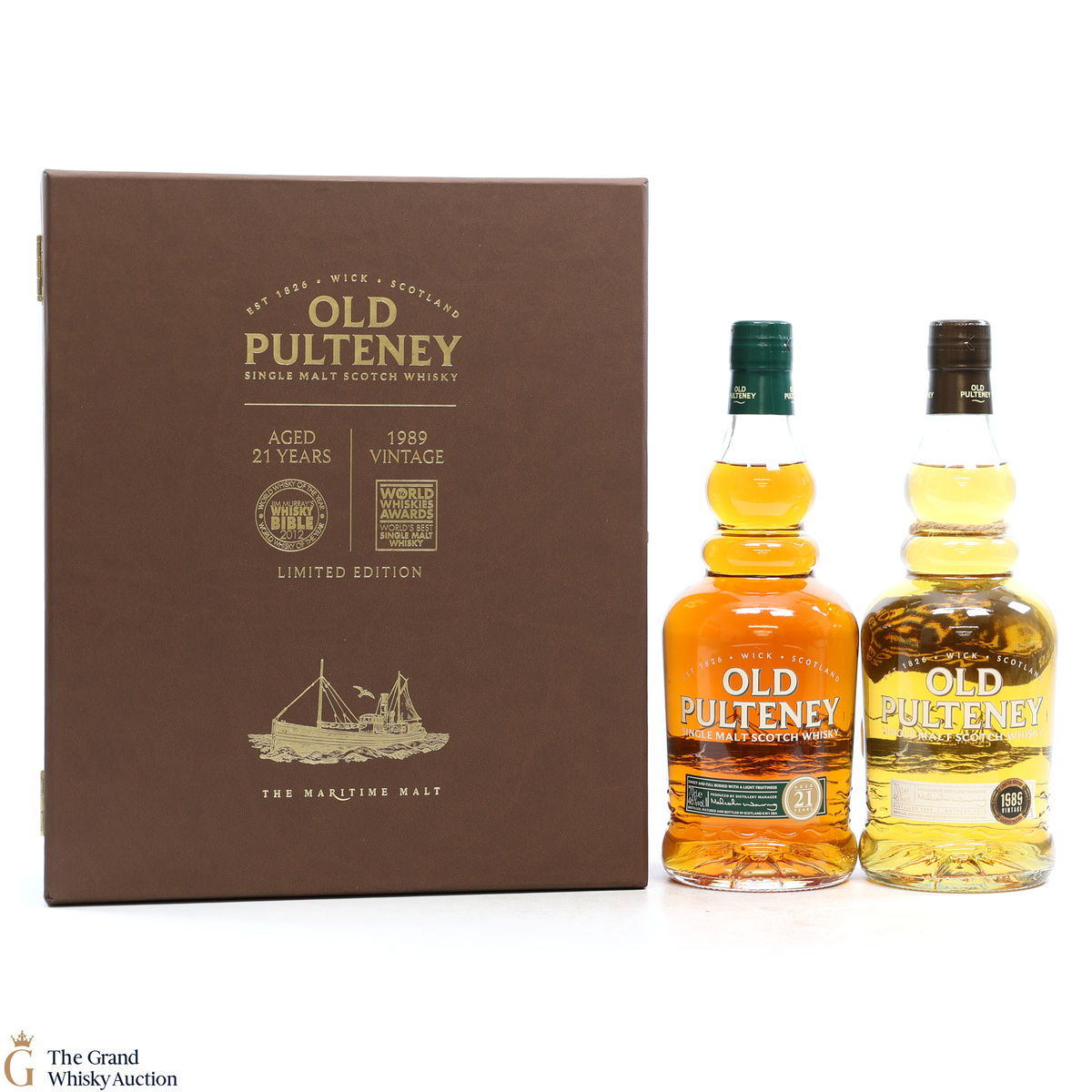 Old Pulteney - 21 Year Old & 1989 (2 x 70cl)
