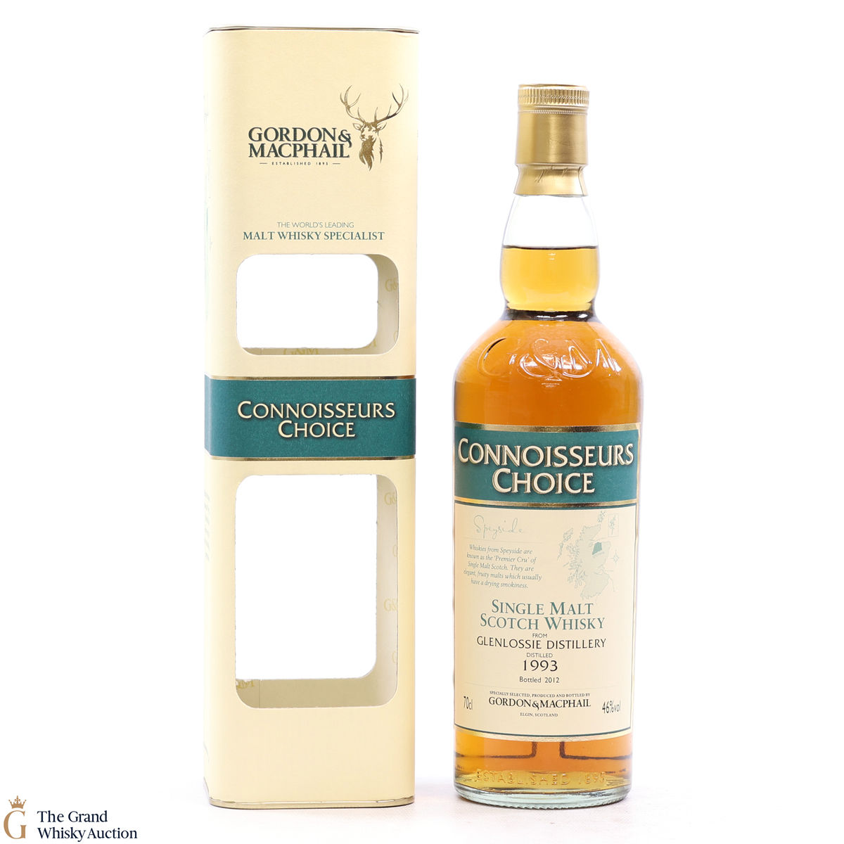 Glenlossie - 1993 Bottled 2012 - G&M Connoisseurs Choice 