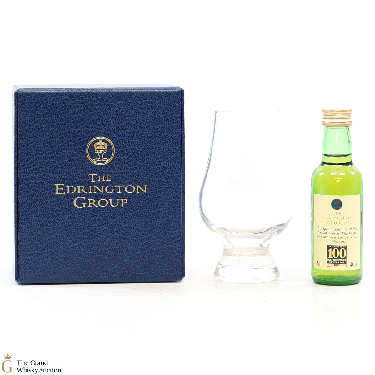 Edrington Group - 100 Best Companies to Work For 2003 - Mini + Glass Gift set