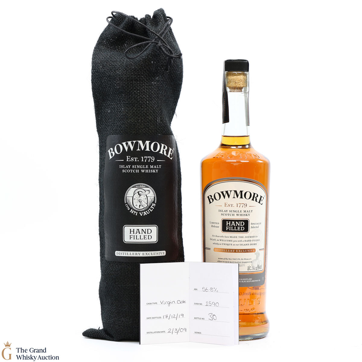Bowmore - 10 Year Old - 2019 Hand Fill - Virgin Oak #1590