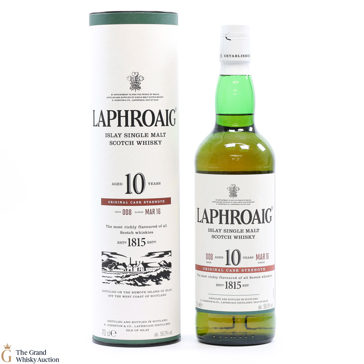Laphroaig - 10 Year Old - Original Cask Strength Batch #008