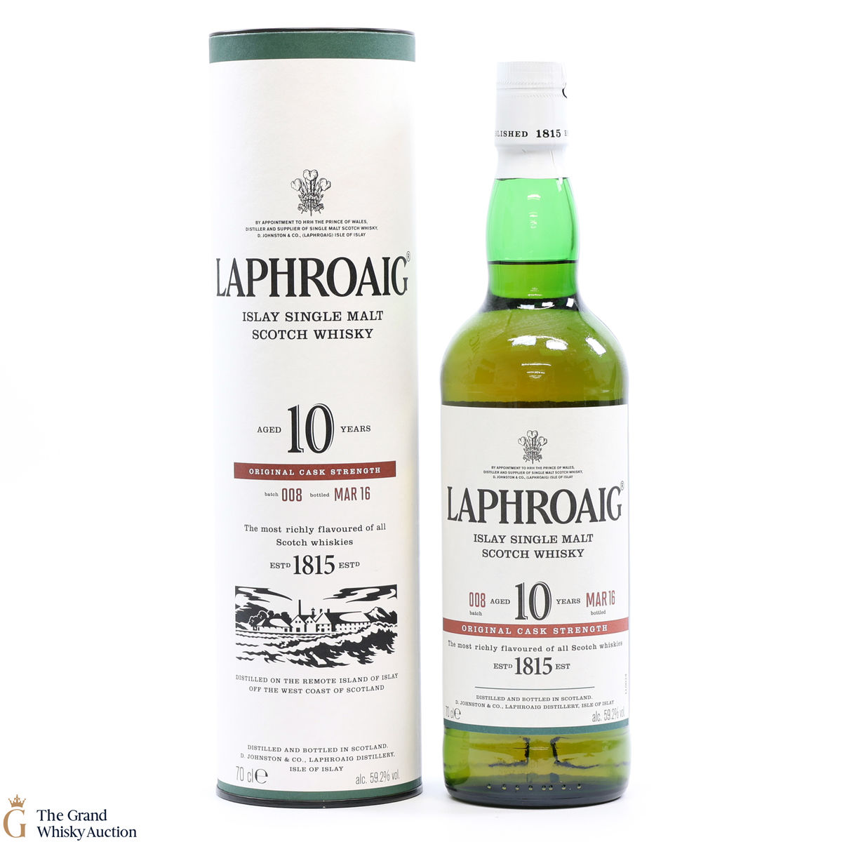 Laphroaig - 10 Year Old - Original Cask Strength Batch #008
