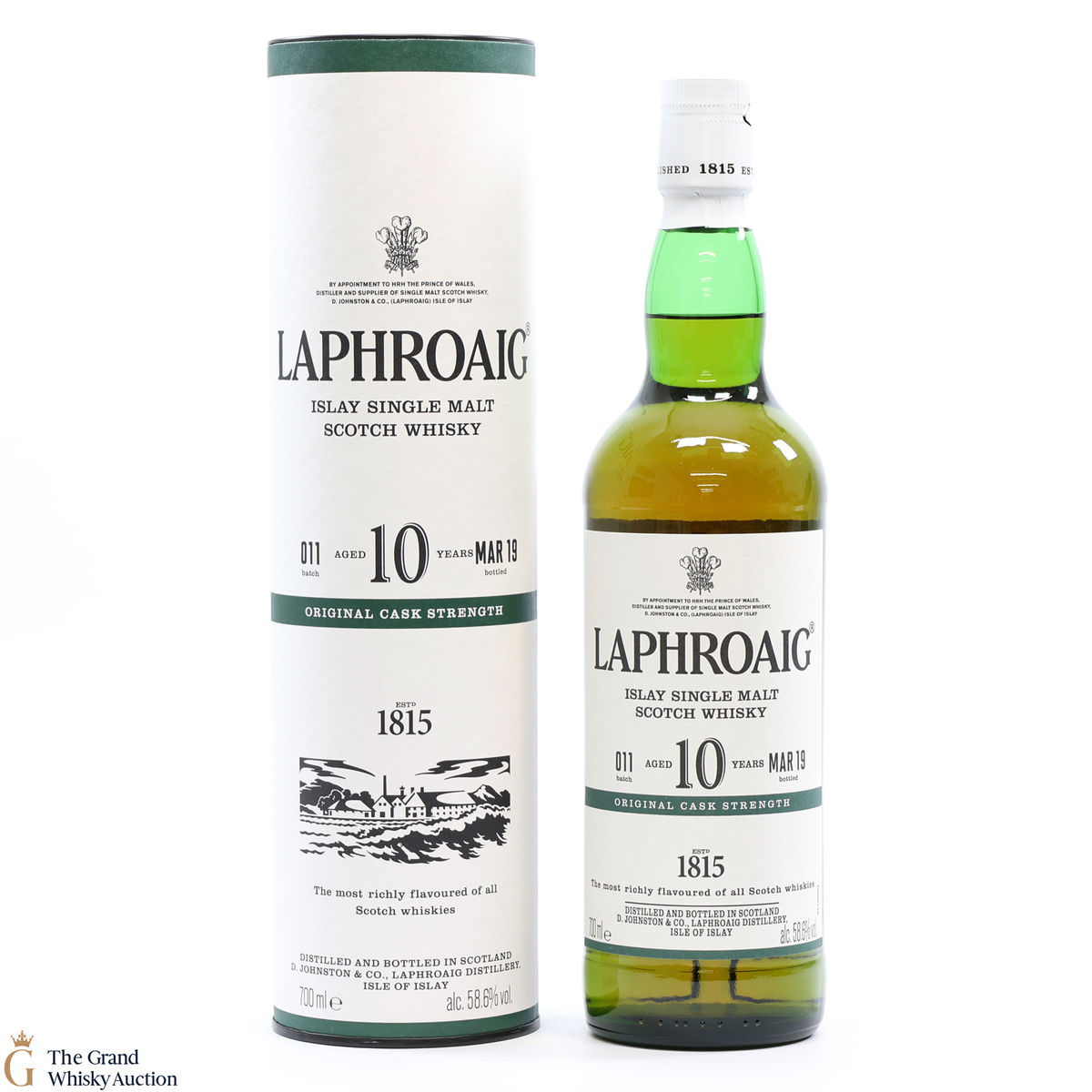 Laphroaig - 10 Year Old - Original Cask Strength Batch #011