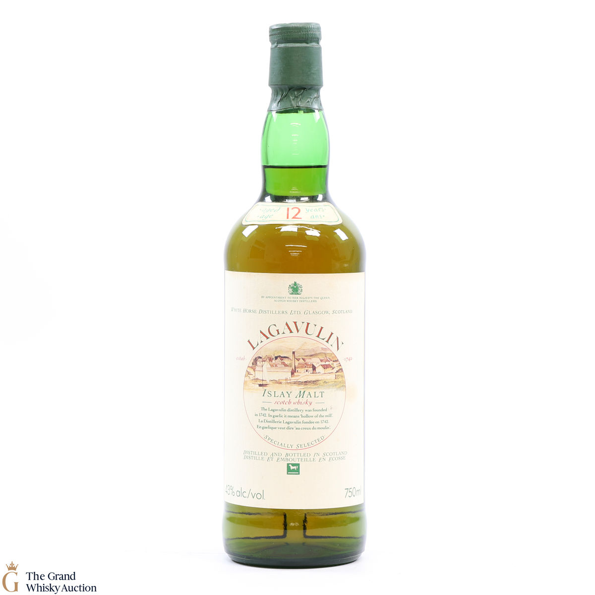 Lagavulin - 12 Year Old - White Horse 1980s