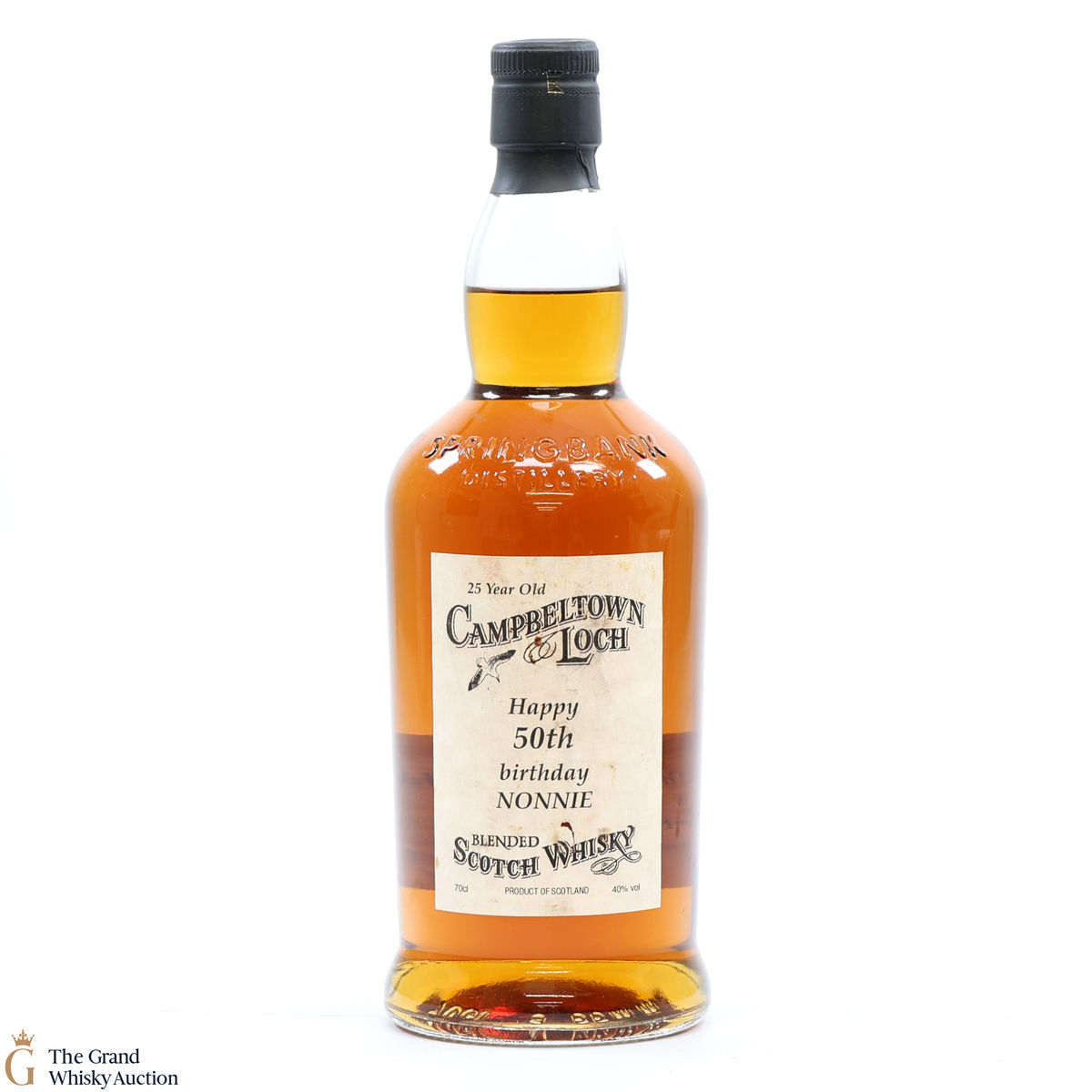 Campbeltown Loch - 25 Year Old Blended Whisky J&A Mitchel (Personalised Bottling)