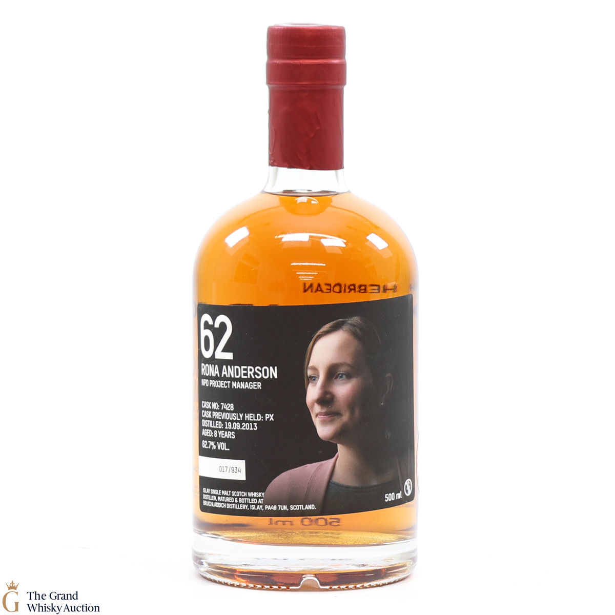 Bruichladdich - 8 Year Old - Valinch 62 - Rona Anderson (50cl)
