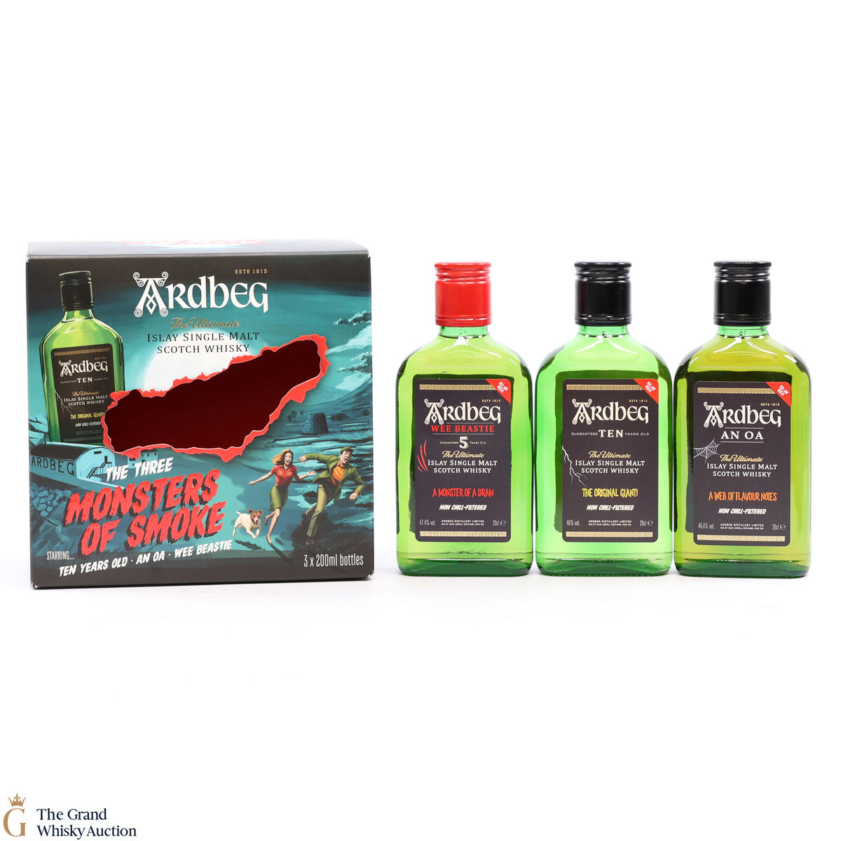 Ardbeg - The Three Monsters Of Smoke 3 x 20cl