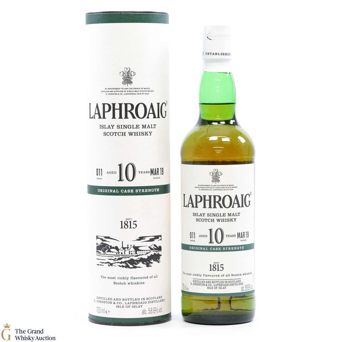 Laphroaig - 10 Year Old - Original Cask Strength Batch #011
