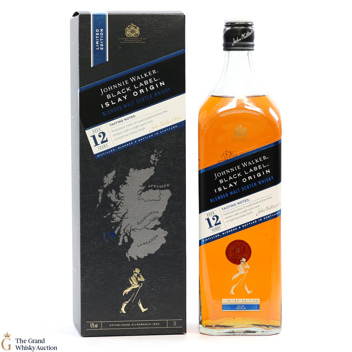 Johnnie Walker - 12 Year Old -  Black Label - Islay Origin 1L