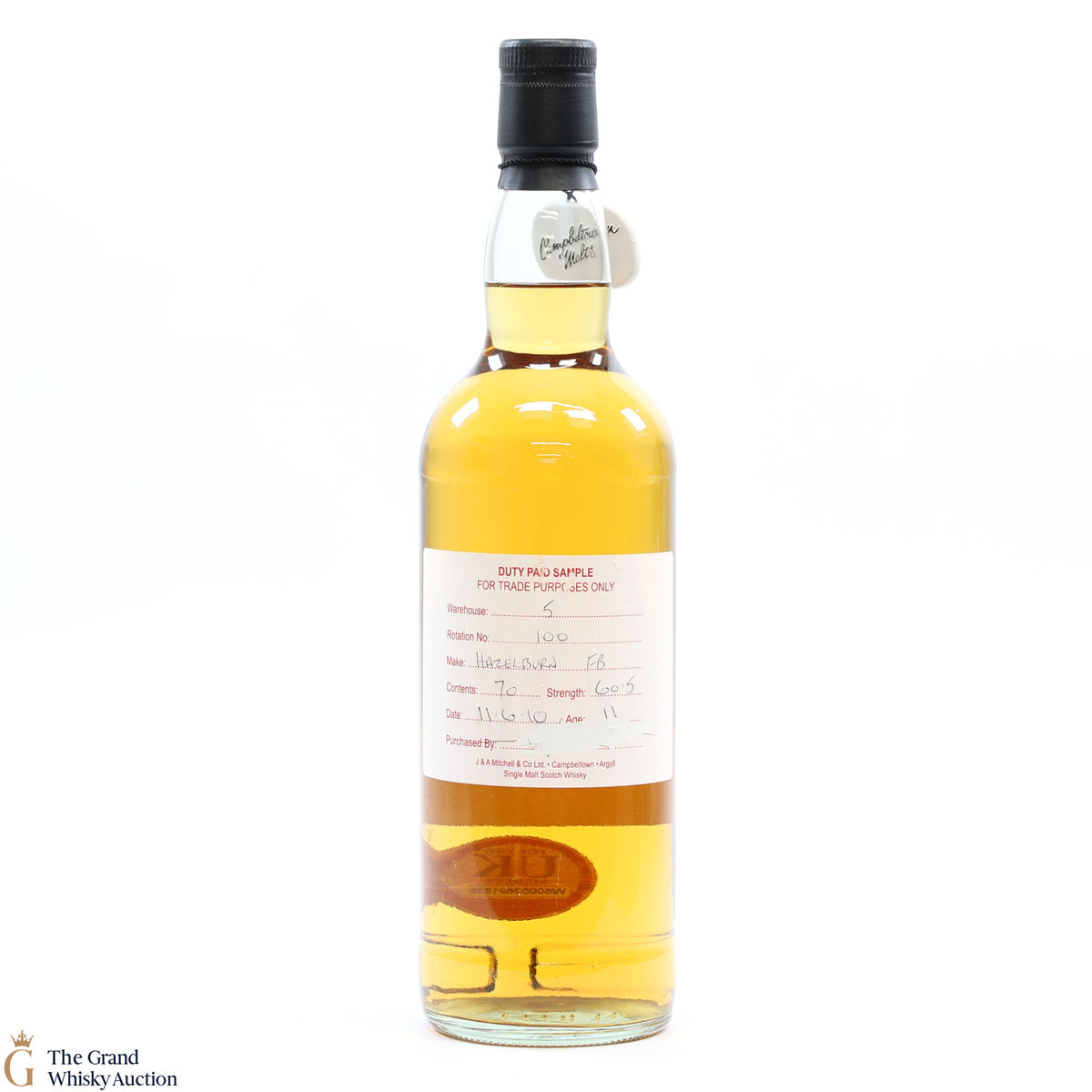 Hazelburn - 11 Year Old 2010 Duty Paid Sample #100 Fresh Bourbon