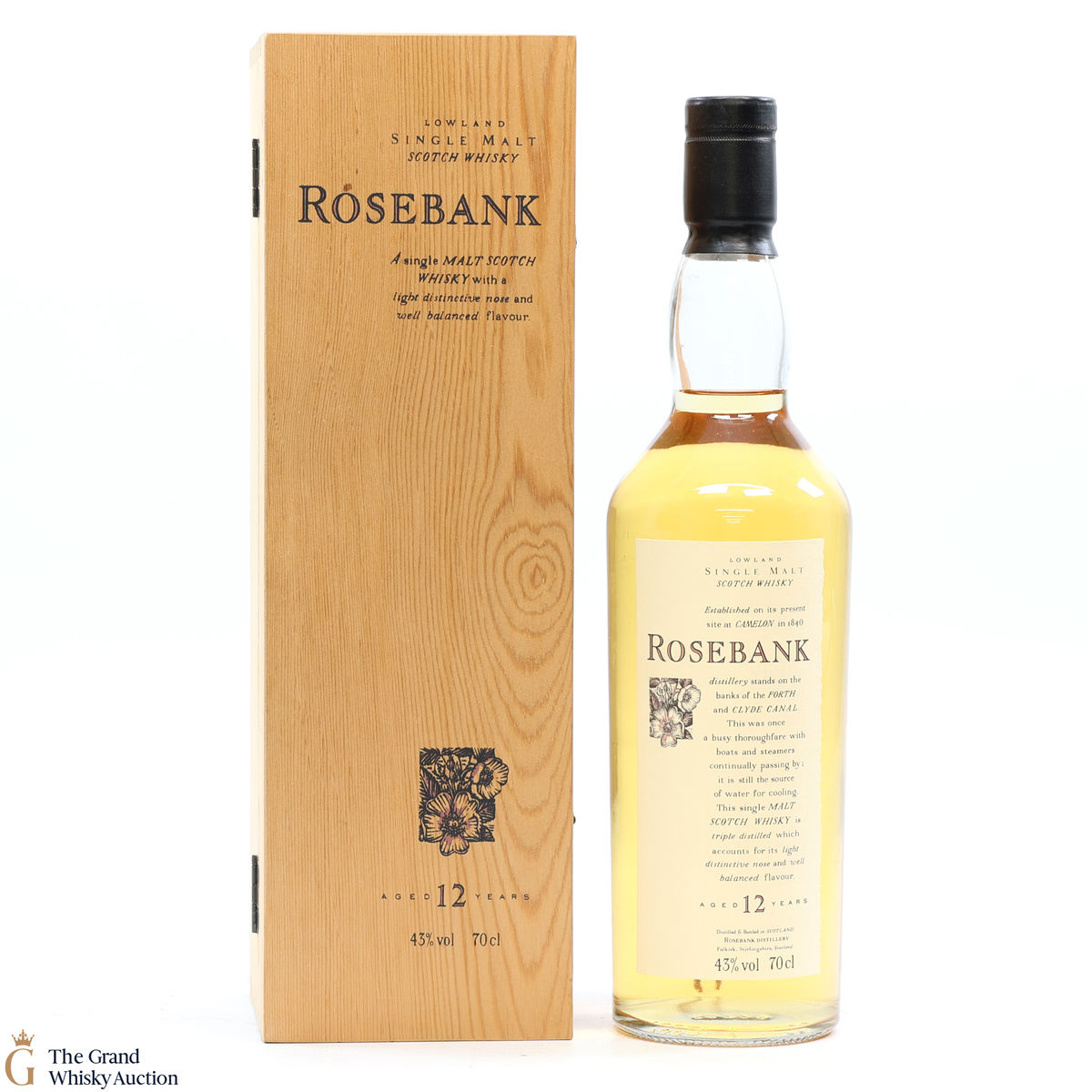 Rosebank - 12 Year Old - Flora & Fauna (Wooden Box)