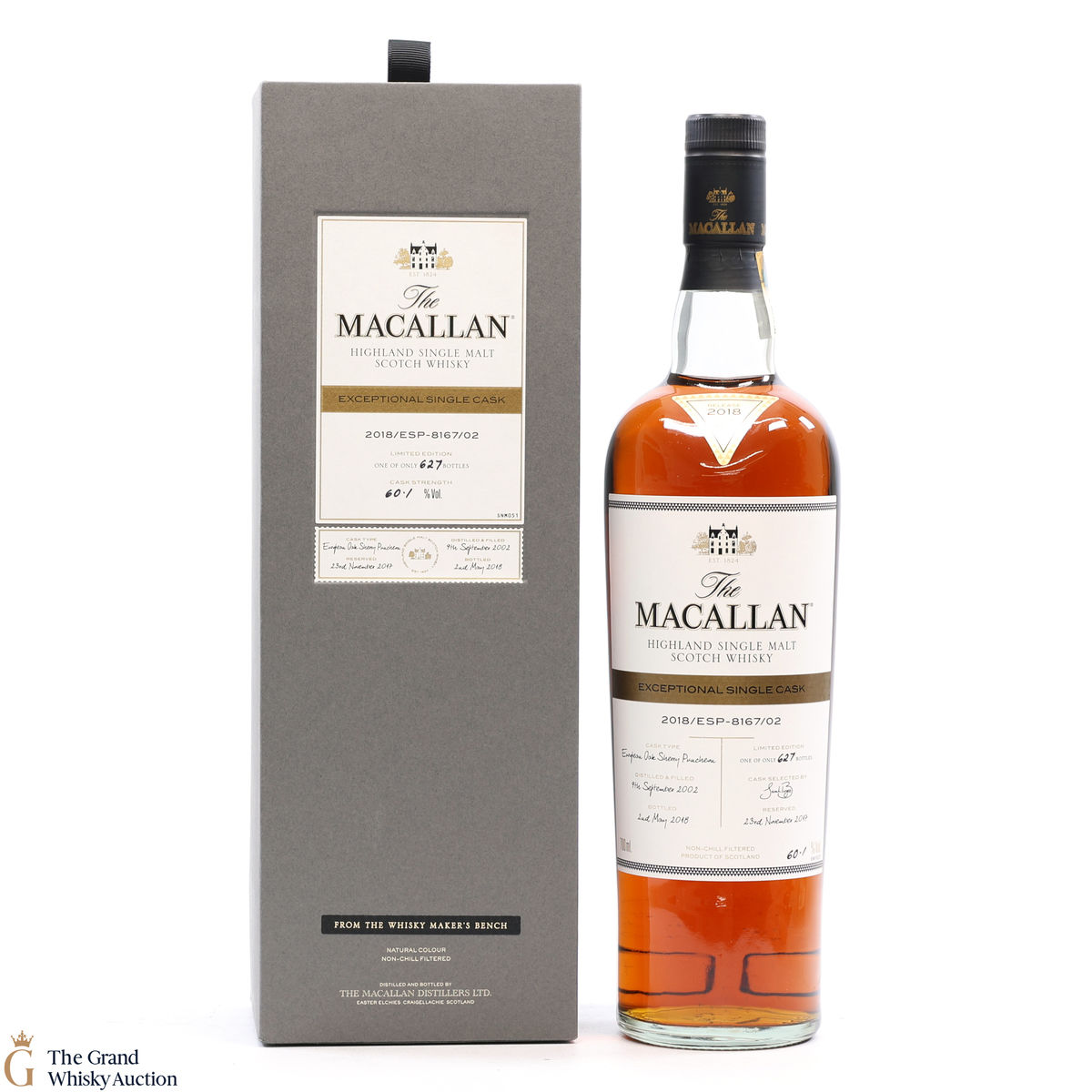 Macallan - 2002 Exceptional Cask #8167-02 / 2018 Release