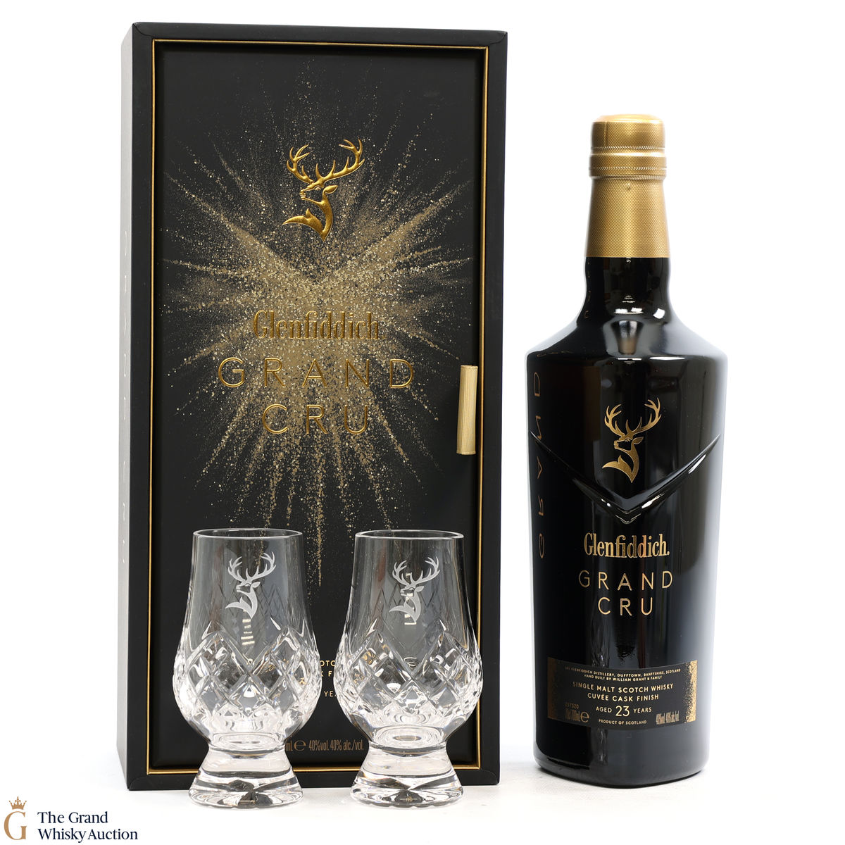 Glenfiddich - 23 Year Old Grand Cru & 2 Glasses