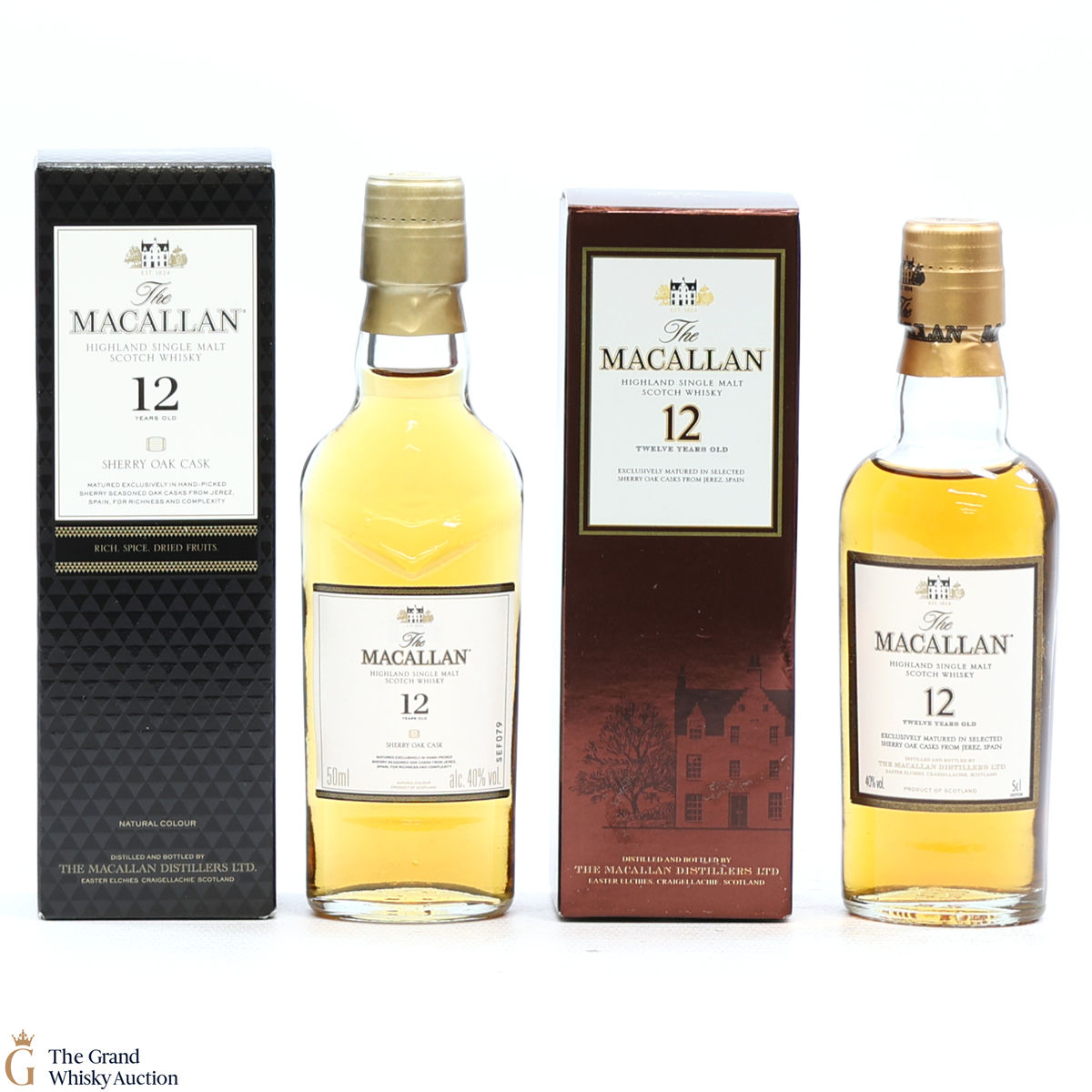 Macallan - 12 Year Old - Sherry Oak (2 x 5cl)