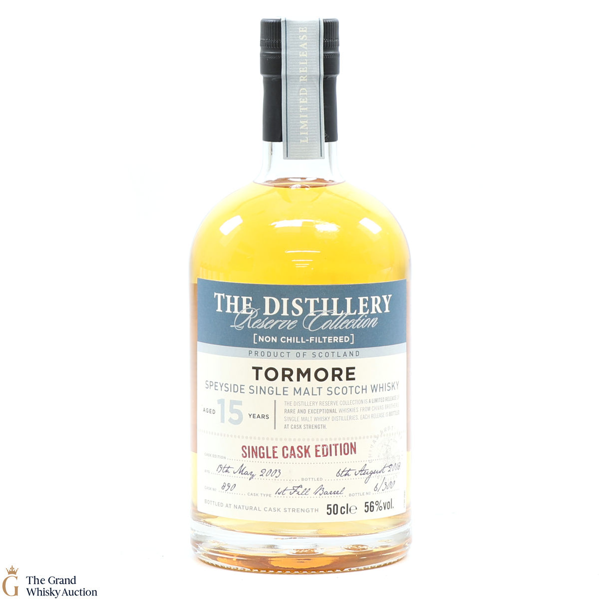 Tormore - 15 Year Old - 2003 Single Cask #890 - Distillery Reserve Collection 50cl