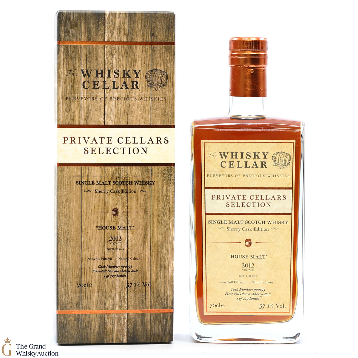 The Whisky Cellar - House Malt 2012 - Sherry Cask #900193