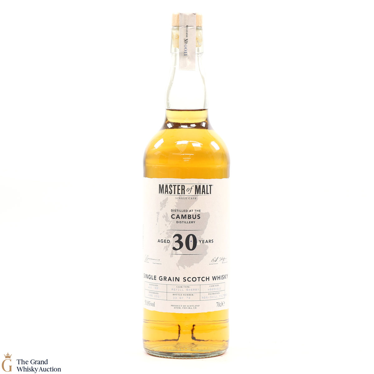Cambus - 30 Year Old 1991- Master of Malt #0011