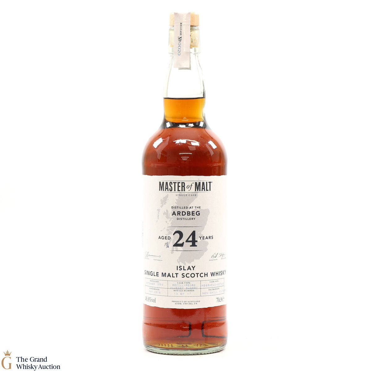 Ardbeg - 24 Year Old 1993 - Master of Malt #0020