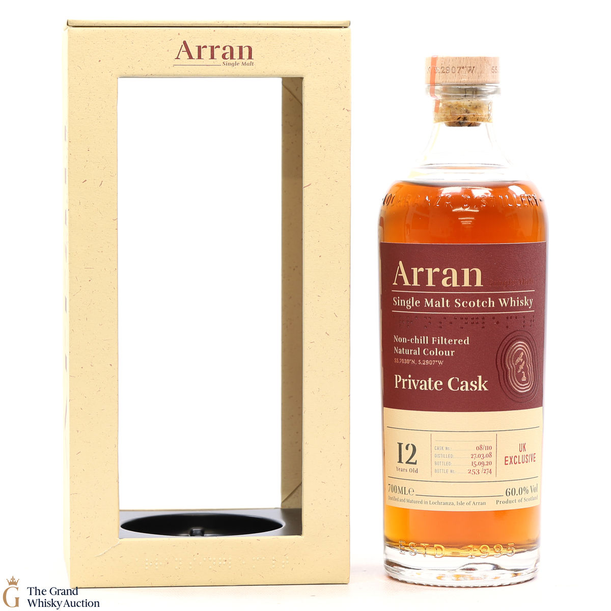 Arran - 12 Year Old 2008 - UK Exclusive