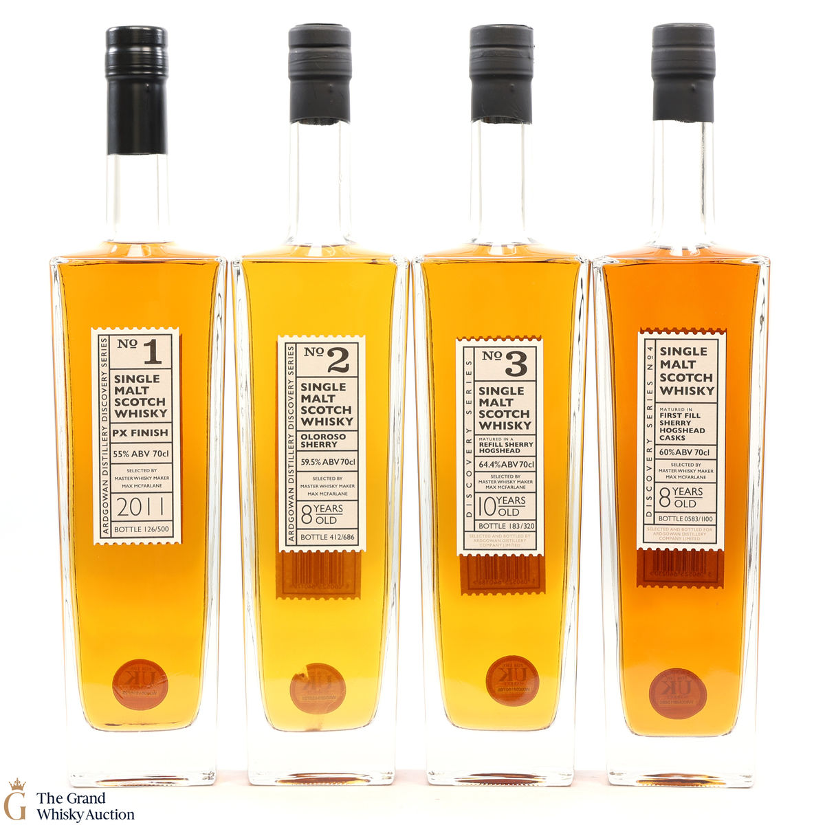 Ardgowan - Discovery No.1, 2 , 3 & 4 (4 x 70cl)