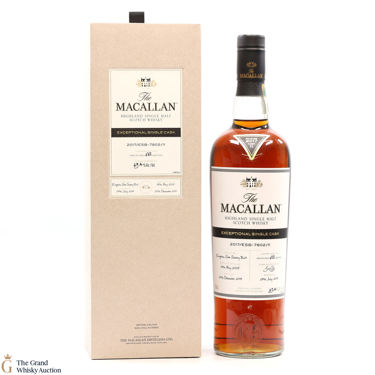 Macallan - Exceptional Single Cask 2017/ESB-7802/11 2005 75cl
