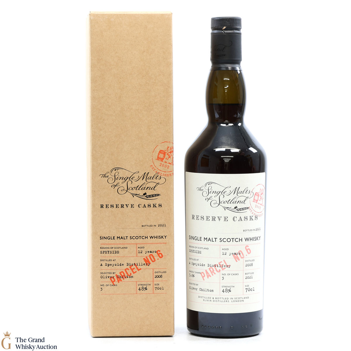 Speyside - 12 Year Old 2008 - Reserve Casks Parcel No. 6