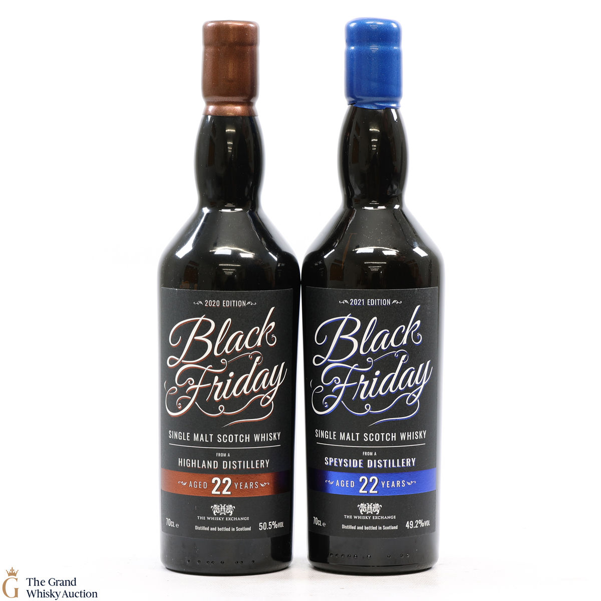 Black Friday - 22 Year Old 2 x 70cl Speyside & Highland Single Malts