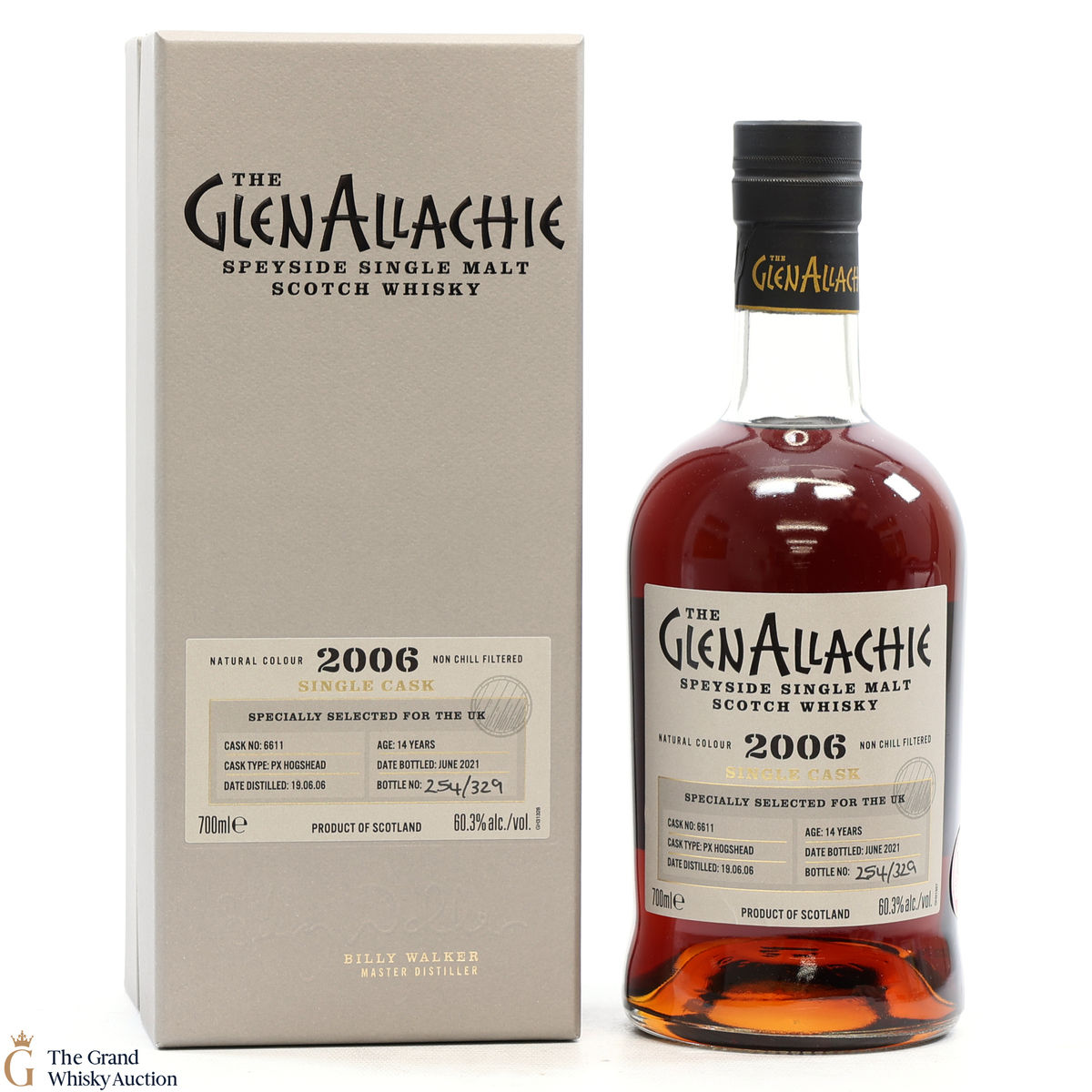 Glenallachie - 14 Year Old - #6611 Single Cask 2006 UK Exclusive