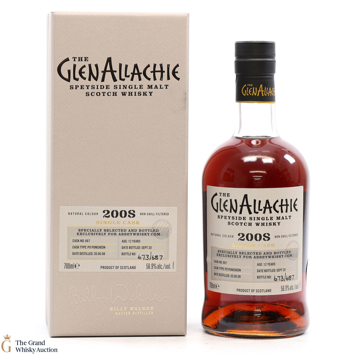 Glenallachie - 12 Year Old 2008 #667 Abbey Whisky