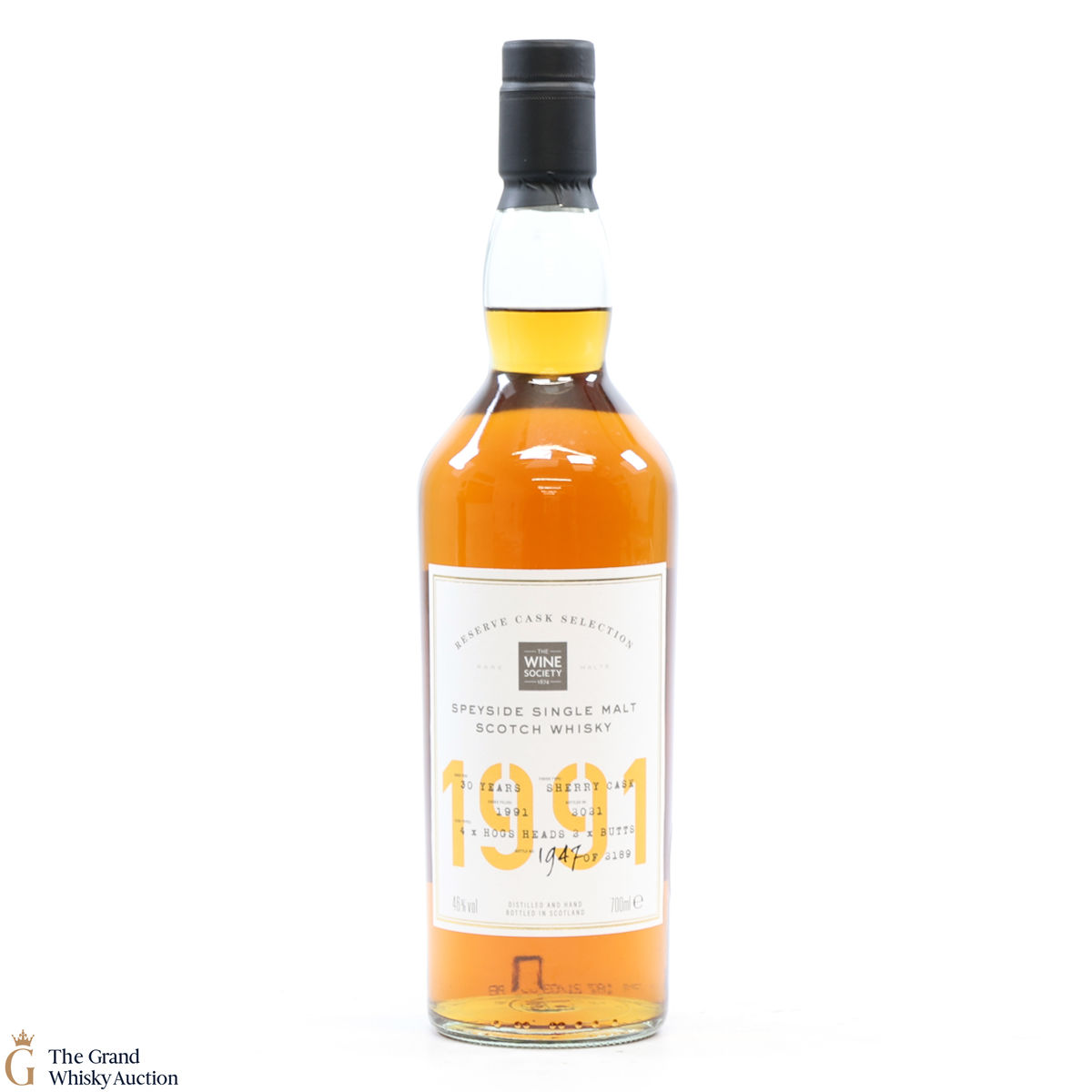 Speyside - 30 Year Old 1991 Sherry - Wine Society Reserve Cask No.2